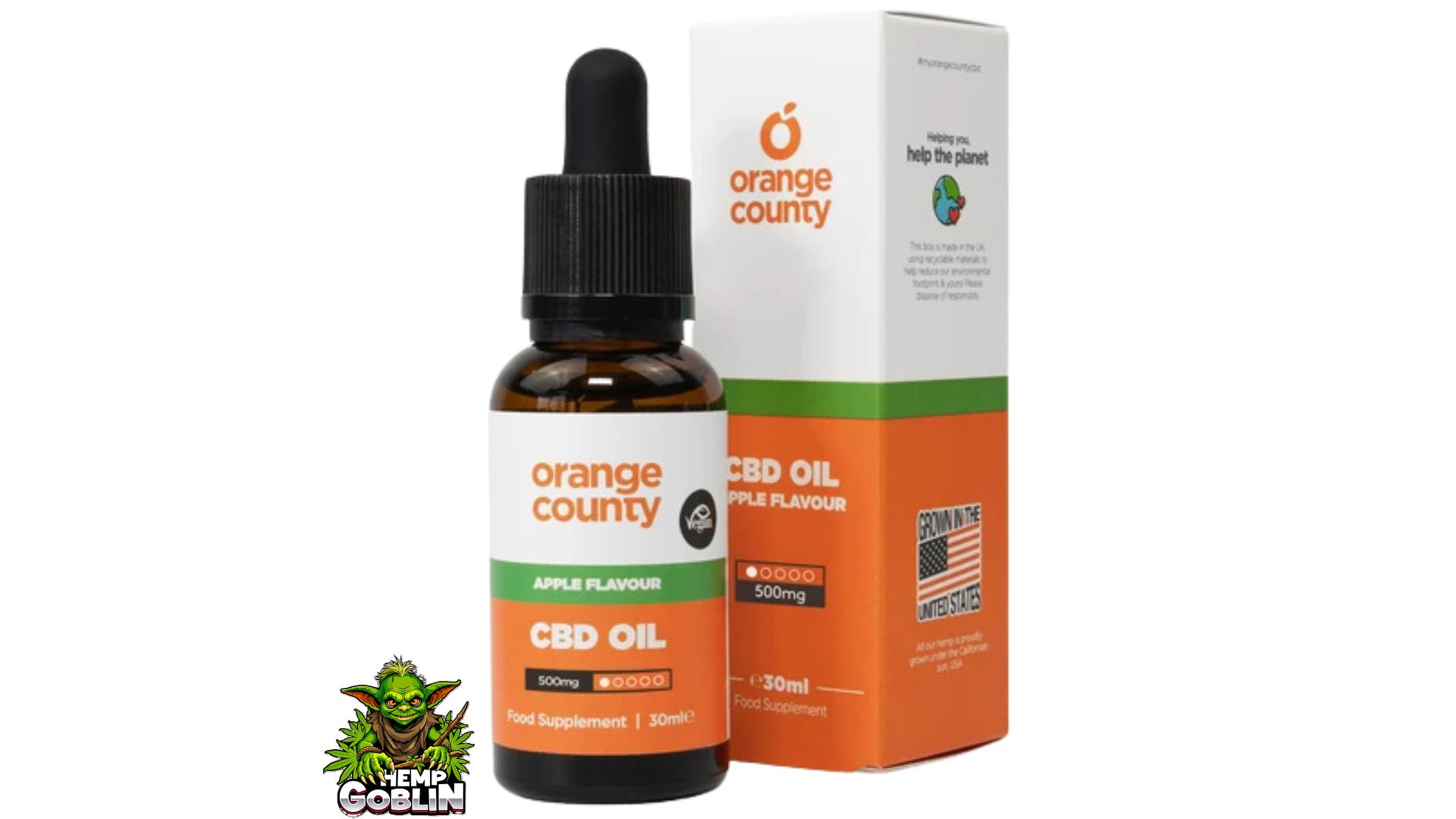 Apple Broad Spectrum CBD Oil 500mg