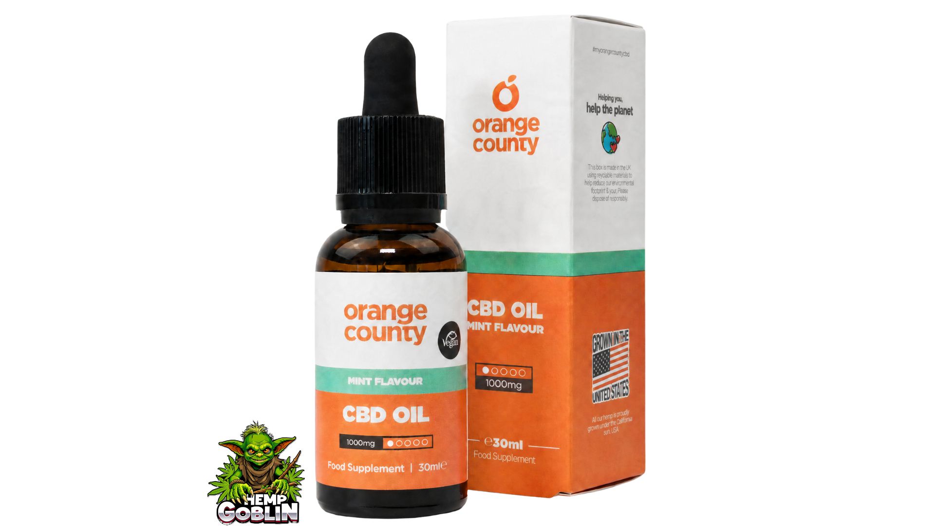 Mint Broad Spectrum CBD Oil 1000mg