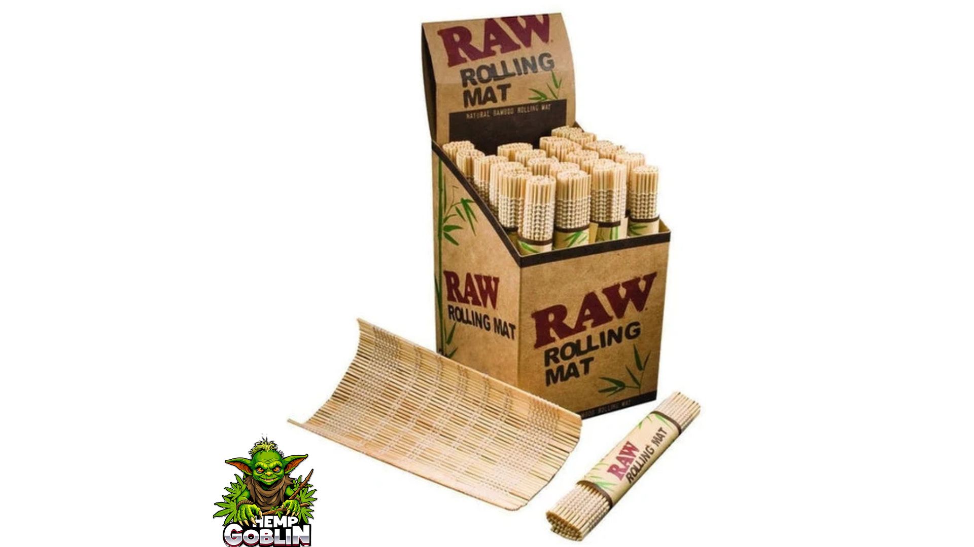 RAW Natural Bamboo Rolling Mat